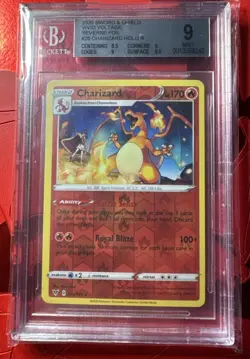 2020 Pokemon Sword & Shield Vivid Voltage Charizard 25/185 FREE SHIPPING! GRADED - Image 1