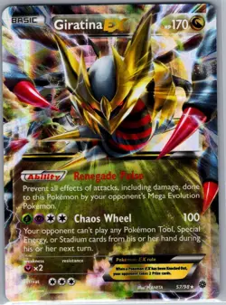 Giratina EX 57/98 XY - Ancient Origins - Pokemon Card - NM - Image 1
