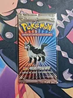 x1 Sealed Booster Pokemon VINTAGE EX Ruby & Sapphire (SPANISH) 2003 - 18 - Image 1