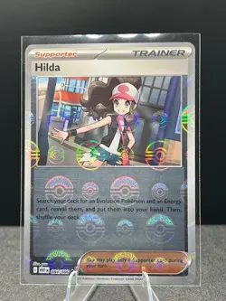 Hilda - Pokeball Pattern - Pokemon TCG - 84/86 - White Flare NM - Image 1