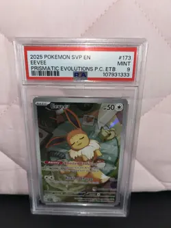 Pokemon Eevee Sv: Scarlet & Violet Promo 173 Exclusive Holo PSA 9 - Image 2