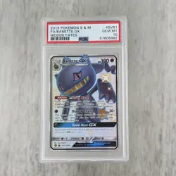 Pokemon TCG Banette GX Hidden Fates Shiny Vault SV61/SV94 Holo Rare PSA 10 2019 - Image 1