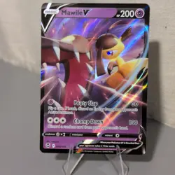 Pokemon Mawile V 070/195 Ultra Rare Silver Tempest Holo 200 HP - Image 1