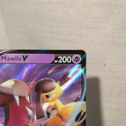 Pokemon Mawile V 070/195 Ultra Rare Silver Tempest Holo 200 HP - Image 3