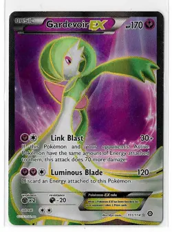 Gardevoir EX 111/114 Steam Siege XY Full Art FA Holo Ultra Rare Pokemon TCG NM - Image 1