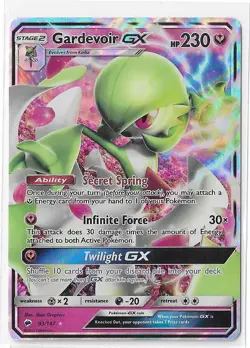Gardevoir GX 93/147 Burning Shadows Sun & Moon S&M Ultra Rare Pokemon TCG NM - Image 1