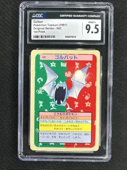 1997 Pokemon Topsun Original Series Golbat CGC 9.5 Japanese #042 1st Print - Image 1