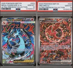 Pokemon Promo 023 MEGA CHARIZARD X EX PSA 10 024 ORICORIO EX PSA 10 Sequential - Image 1