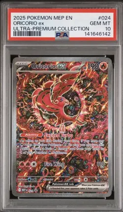 Pokemon Promo 023 MEGA CHARIZARD X EX PSA 10 024 ORICORIO EX PSA 10 Sequential - Image 3