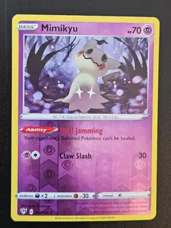MIMIKYU 081/189 R DARKNESS ABLAZE POKEMON REVERSE HOLO NM/M 2020 - Image 1