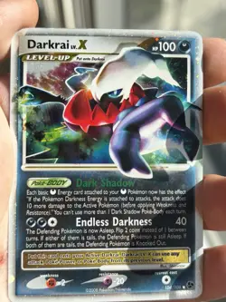 Darkrai LV.X 104/106 Pokemon TCG Great Encounters Set ENG (2008) NM+ GRADEABLE - Image 3