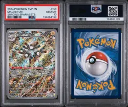 2024 POKEMON SVP EN-SV BLACK STAR PROMO #159 MAGNETON PSA 10 - Image 3