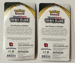 2 Pokemon 2020 Rebel Clash Blister Packs Gastly Haunter Gengar Factory Sealed - Image 2