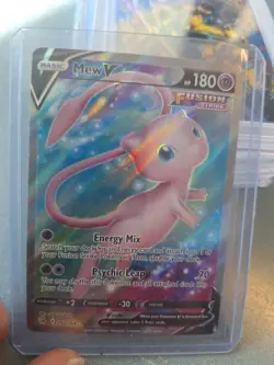 Pokemon TCG Mew V 250/264 Fusion Strike Holo NM - Image 1