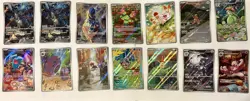 Pokemon Illustration Rare Lot Of 14 Zekrom Victini Steelix Sawk Scornunny Etc - Image 1