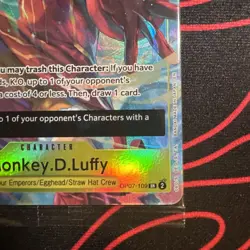 Monkey.D.Luffy (Illustration Box Vol.3) OP07-109 One Piece CCG SEALED - Image 5