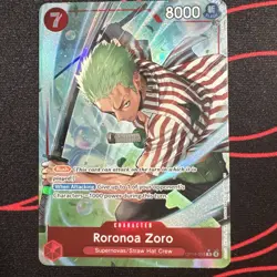 Roronoa Zoro - OP14-015(Alternate Art) Foil - One Piece - The Azure Sea's Seven - Image 1