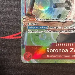 Roronoa Zoro - OP14-015(Alternate Art) Foil - One Piece - The Azure Sea's Seven - Image 5