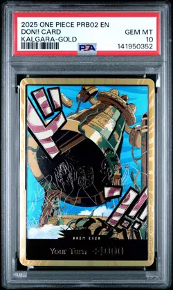 One Piece - Premium Booster Vol. 2 - Kalgara Gold DON!! - PSA 10 - Image 1