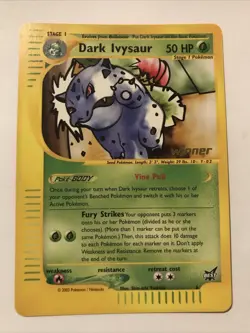 Dark Ivysaur Best Promo 6 Winner Stamp - Near Mint - Pokemon Trading Card Game - Image 1