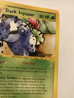 Dark Ivysaur Best Promo 6 Winner Stamp - Near Mint - Pokemon Trading Card Game - Image 2