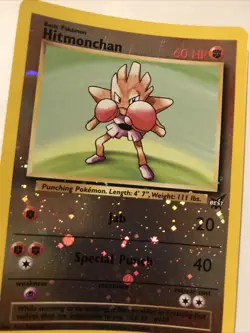 Hitmonchan #2 Best of Game Reverse Holo 2002 Promo Card - Image 2