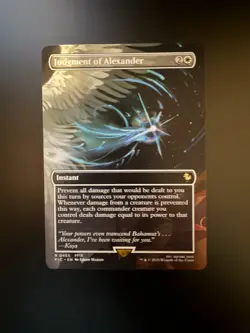 MTG Final Fantasy English Judgment of Alexander Borderless 0455 Non-Foil - Image 1