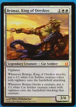 Brimaz, King of Oreskos FOIL Born of the Gods NM CARD (510644) ABUGames - Image 1