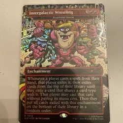 Intergalactic Wrestling Possibility Storm FOIL MTG TMNT Secret Lair NM - Image 1