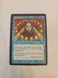 Mtg Mercadian Masques Brainstorm (Never Played) - Image 1