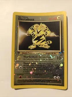 Pokemon TCG Electabuzz 001/009 Best of Promos Reverse Holo 2002 - Image 1
