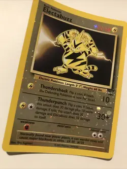 Pokemon TCG Electabuzz 001/009 Best of Promos Reverse Holo 2002 - Image 2