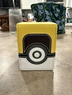 Pokemon TCG Ultra Pro Alcove Flip Deck Box Ultra Ball Design Trading Card Case - Image 1