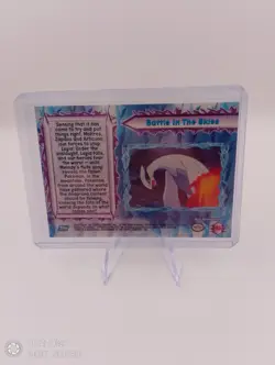 Pokemon Topps Pokemon 2000 Movie #47 Blue Logo Battle In The Skies - Image 2