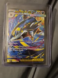 Pokemon TCG Mega Sharpedo ex 127/094 Phantasmal Flames Illustration Rare MINT💯 - Image 2
