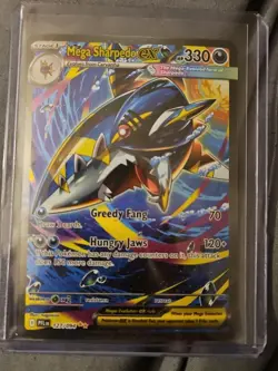 Pokemon TCG Mega Sharpedo ex 127/094 Phantasmal Flames Illustration Rare MINT💯 - Image 3