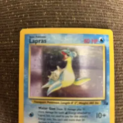 1999 Pokemon Fossil Lapras Holo 10/62 - Image 5