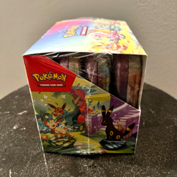 Pokemon TCG Prismatic Evolutions Mini Tin Display Box (8 Tins) * NEW SEALED * - Image 3