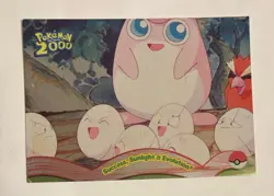 Topps Pokemon the movie 2000 Success Sunlight And evolution Holo - Image 1