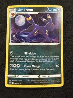 Pokemon Umbreon Holo Promo SWSH129 in LP- condition! - Image 1