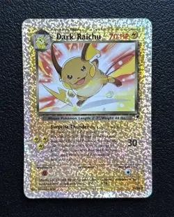 Pokemon TCG - Dark Raichu S3/S4 - Legendary Collection - Box Topper - HP/MP - Image 1