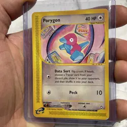 Pokemon PORYGON 103a/147 Aquapolis Common TCG MP e-Reader Unlimited Regular Vtg - Image 2