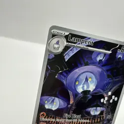 Pokemon TCG Lampent White Flare Card 102/086 Rare Holo PACK FRESH - Image 2