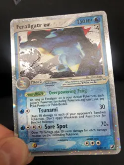 Feraligatr Ex 103/115 Pokemon Unseen Forces Ultra Rare Holo - Image 2