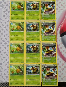 RUSSIAN LANGUAGE Combee Vespiquen Set Ancient Origins Pokemon XY 9 10 11 Rare - Image 1
