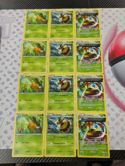 RUSSIAN LANGUAGE Combee Vespiquen Set Ancient Origins Pokemon XY 9 10 11 Rare - Image 2