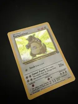 Pokemon Kangaskhan 5/64 Jungle Holo Rare Basic 90HP Unlimited English 1999 - Image 4
