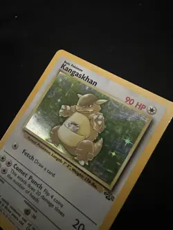 Pokemon Kangaskhan 5/64 Jungle Holo Rare Basic 90HP Unlimited English 1999 - Image 5
