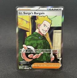 Pokemon Lt. Surge's Bargain Ultra Rare ME01: Mega Evolution 170/132 NM - Image 1
