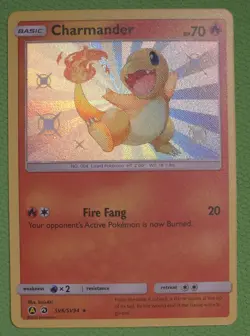 Pokemon TCG Sun & Moon Hidden Fates Shiny Vault Charmander #SV6 - Image 1